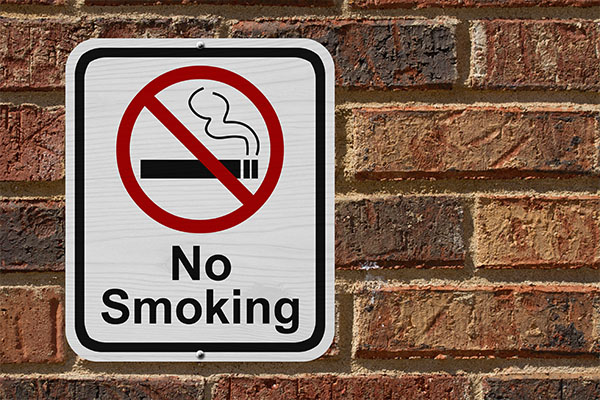 no smoking in healthcare facilities