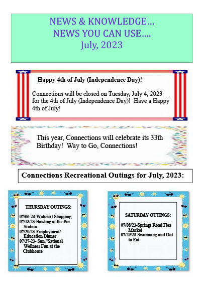 Connections Newsletter December 2022