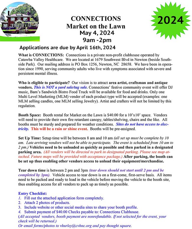 Market on the Lawn 2024 Vendor Application