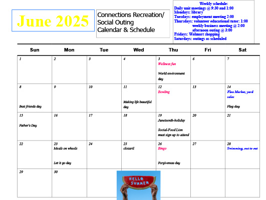 6.25 Calendar
